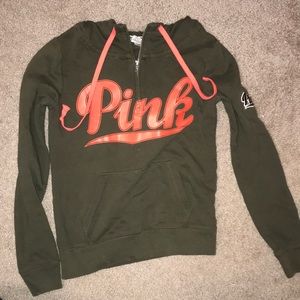 PINK 3/4 zip up